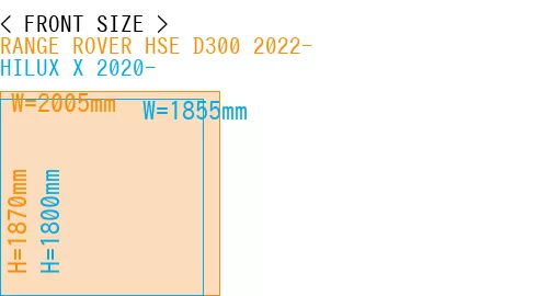 #RANGE ROVER HSE D300 2022- + HILUX X 2020-